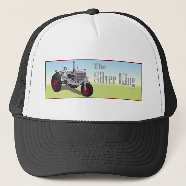 Silver King Traktor Truckerkappe (Vorderseite)