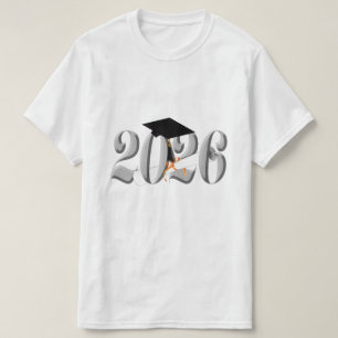 Silver-Klasse des Abschlusses 2026 T-Shirt