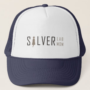 Silver Labrador Mama Trucker Hat Truckerkappe