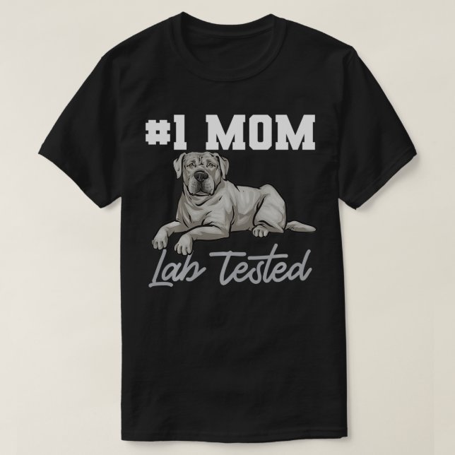 Silver Labrador Retriever Mama Silver Labrador get T-Shirt (Design vorne)