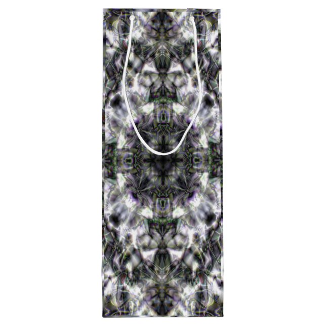 Silver Lace Geschenktüte Für Weinflaschen (Rückseite)