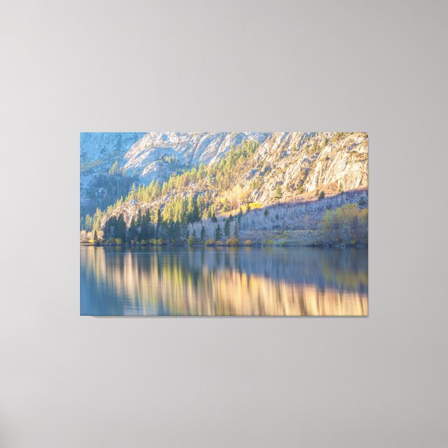 Silver Lake Herbst Leinwanddruck (Vorderseite)