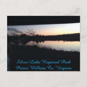 Silver Lake Regional Park @ Sunset Postkarte