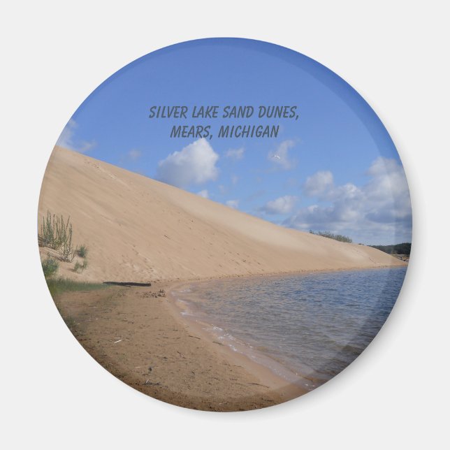 Silver Lake Sand Dunes, Mears, Michigan Magnet (Vorne)