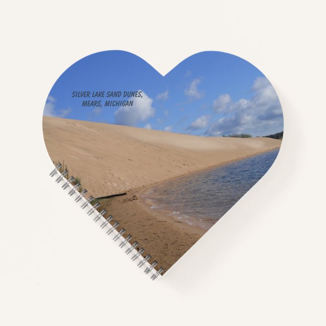 Silver Lake Sand Dunes, Mears, Michigan Notizbuch (Vorderseite)