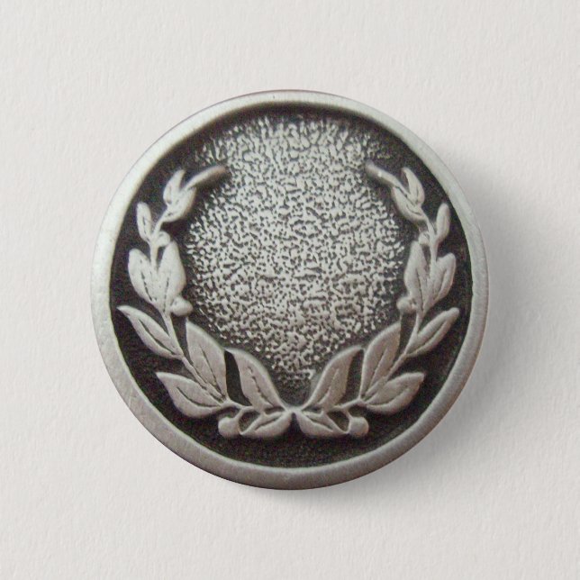 Silver Laurel Wreath Button (Vorderseite)