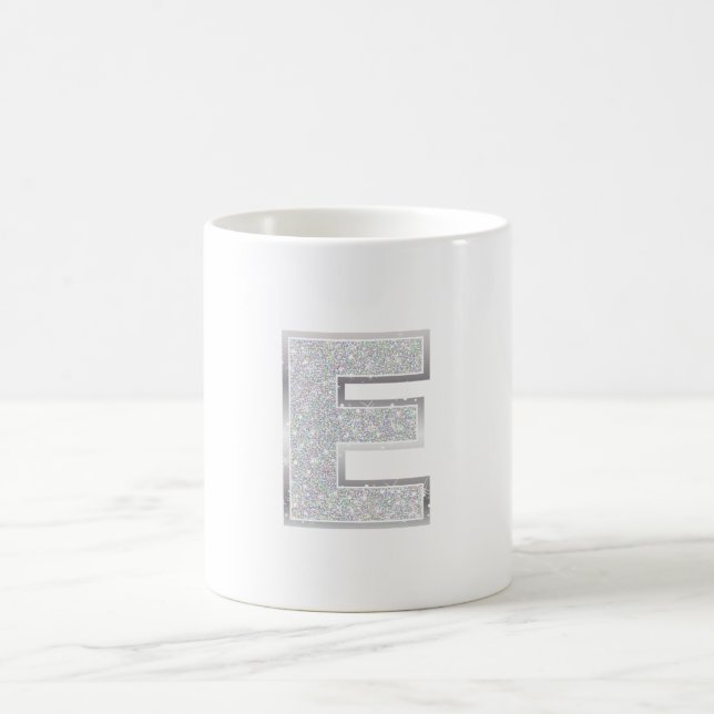 Silver Letter E Kaffeetasse (Mittel)