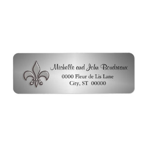 Silver Lilie Imitat Metall