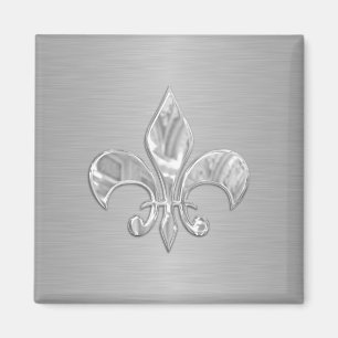 Silver Lilie Magnet