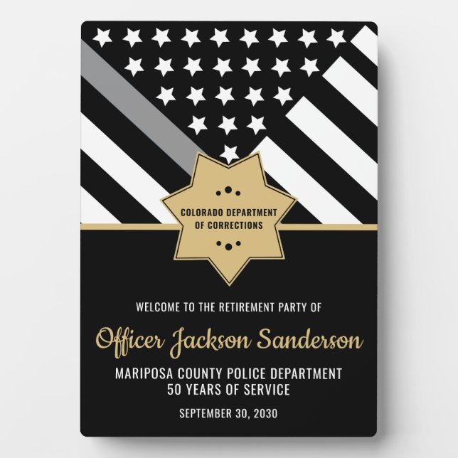 Silver Line von Korrektur-Referenten-Party Fotoplatte (Vorderseite)