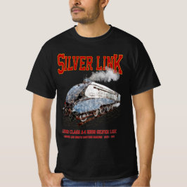 Silver Link - LNER Class A4 2509 Steam Train Loco T-Shirt