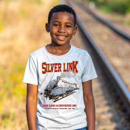 Silver Link - LNER Class A4 2509 Steam Train Loco T-Shirt