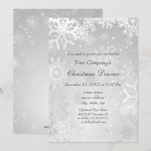 Silver Magical Corporate Holiday Party Einladung