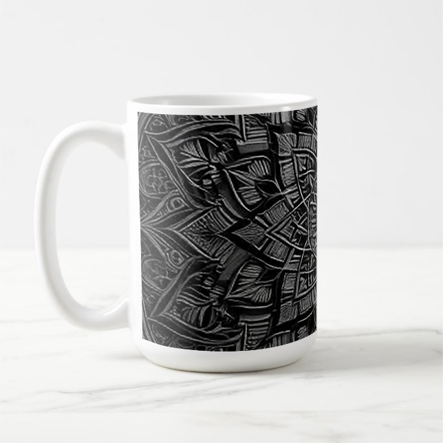 Silver Mandala Mug Kaffeetasse (Links)