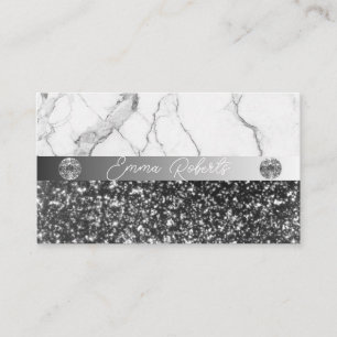 Silver Marbour Diamond Coach Business Card Visitenkarte