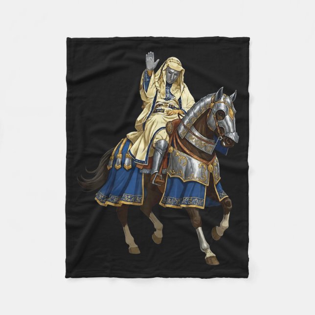 Silver Mask King Baldwin Iv Golden Mask Medieval A Fleecedecke (Vorderseite)