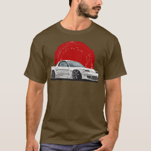 Silver Mazda RX7 fd T-Shirt