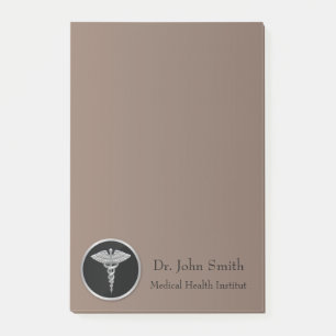 Silver Medical Caduceus - Post-it® Notes Post-it Klebezettel