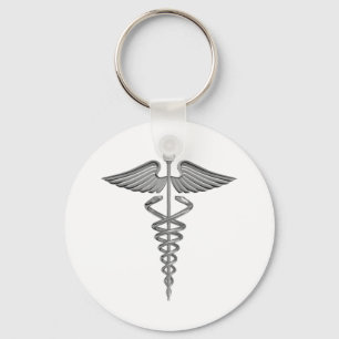 Silver Medical Symbol Schlüsselanhänger