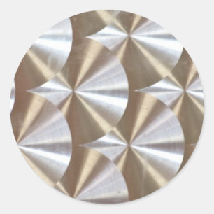 SILVER METALLIC CDROMS MUSIK DISKS CIRCLES TEXTURE RUNDER AUFKLEBER