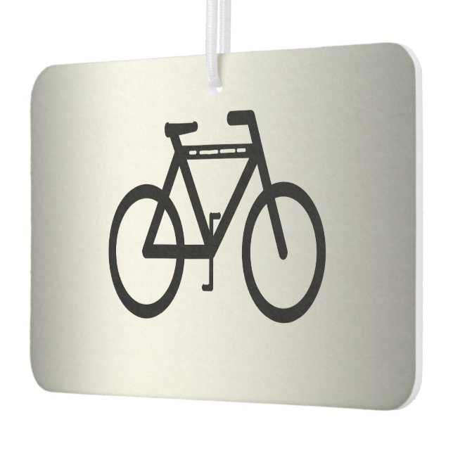 Silver Metallic Cycling Air Freshener Autolufterfrischer (Links)