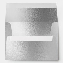 Silver Metallic Moderne elegante Hochzeit