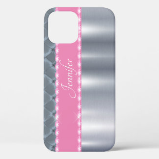 Silver Metallic Pink Personalisiert Case Mate Sams