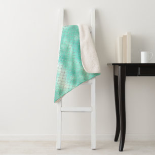 Silver Mint Mermaid Sherpadecke