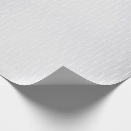 Silver monochromatischer, grau-delikater Tropfen S Geschenkpapier