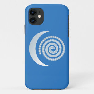 Silver Moon Spiral Case-Mate iPhone Hülle