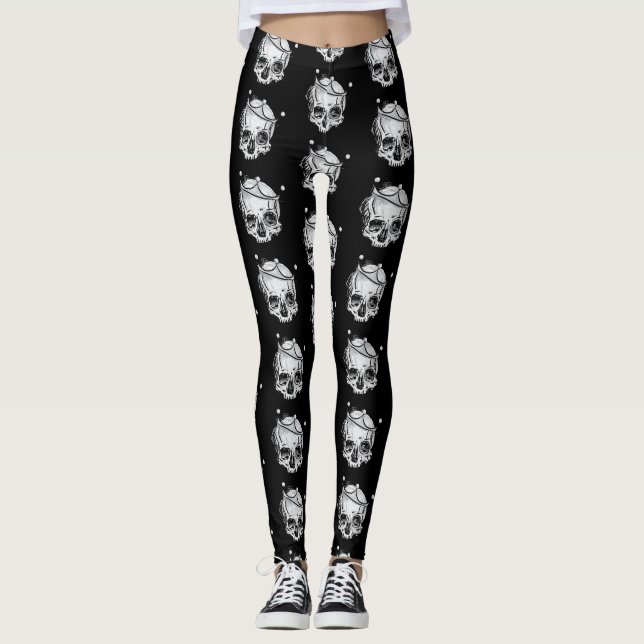 Silver Murderbarony Leggings (Vorderseite)