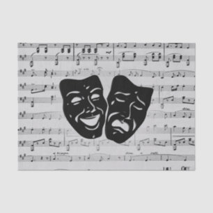 Silver Music and Theatermasken Seidenpapier