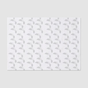 Silver Musiknotens Seidenpapier