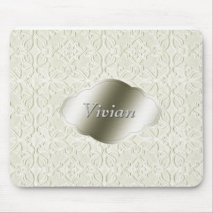 Silver Namplate Mousepad