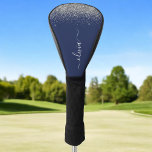 Silver Navy Blue Girl Glitzer Sparkle Monogram Golf Headcover<br><div class="desc">Silver und Navy Blue Sparkle Glitzer Script Monogram Name Golf Driver Cover. Das macht den perfekten 16 Geburtstag,  Hochzeit,  Brautparty,  Jubiläum,  Babydusche oder Junggeselinnen-Abschied Geschenk für jemanden,  der Lieben glamourösen Luxus und schicke Stile.</div>