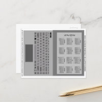 Silver Notebook-Tastatur 2025 Kalender auf Bildsch