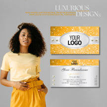 Silver Orange Glitzer SparkDiamonds Logo hinzufüge