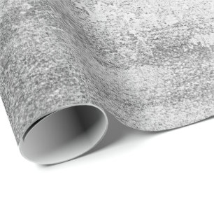 Silver Paint Industrial Cement Grau Graphit Geschenkpapier