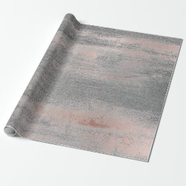 Silver Paint Industrial Cement Grau Rose Gold Geschenkpapier