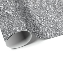Silver Pard Glitzer Shiny Glass Vip Geschenkpapier