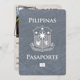 Silver Philippines Passport Save the Date