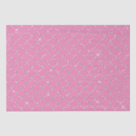 Silver Pink Mermaid Seidenpapier