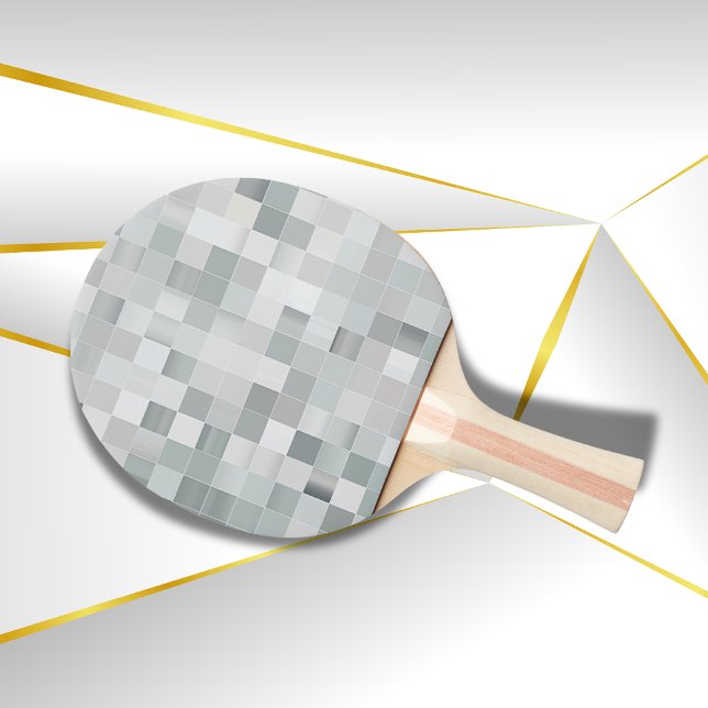 Silver Pixel Art | Tischtennis Schläger (Von Creator hochgeladen)