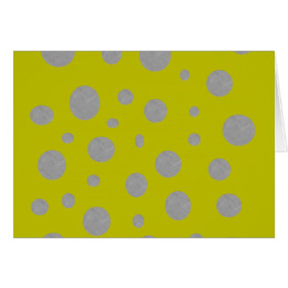 Silver Polka Dots on Golden Background