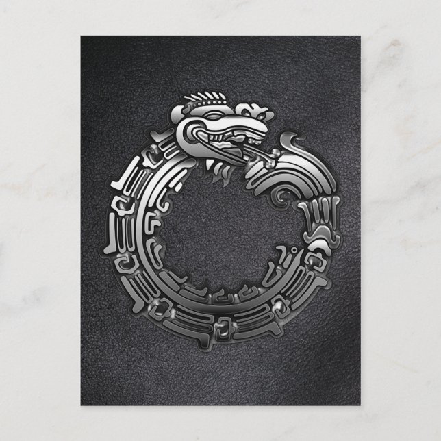 Silver Quetzalcoatl Postkarte (Vorderseite)