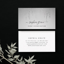 Silver Rain Signature Visitenkarte