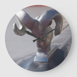 Silver Ram Große Wanduhr