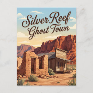 Silver Reef Geisterstadt Utah Postkarte