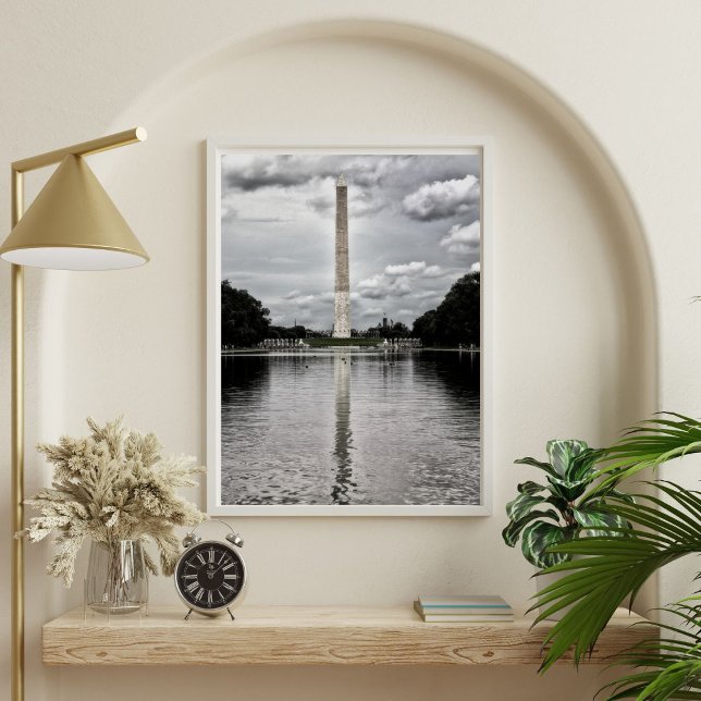 Silver Reflections Washington Monument Poster (Von Creator hochgeladen)