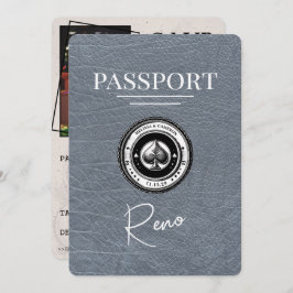 Silver Reno Passport Save the Date